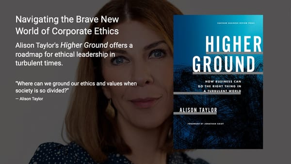 How companies can do the right thing in a turbulent world.